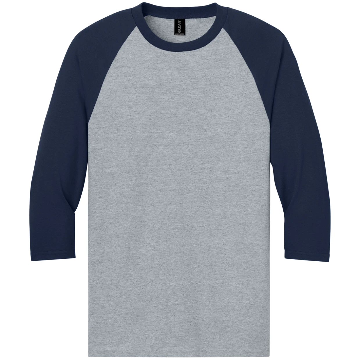 Heavy Cotton 3/4-Sleeve Raglan T-Shirt.