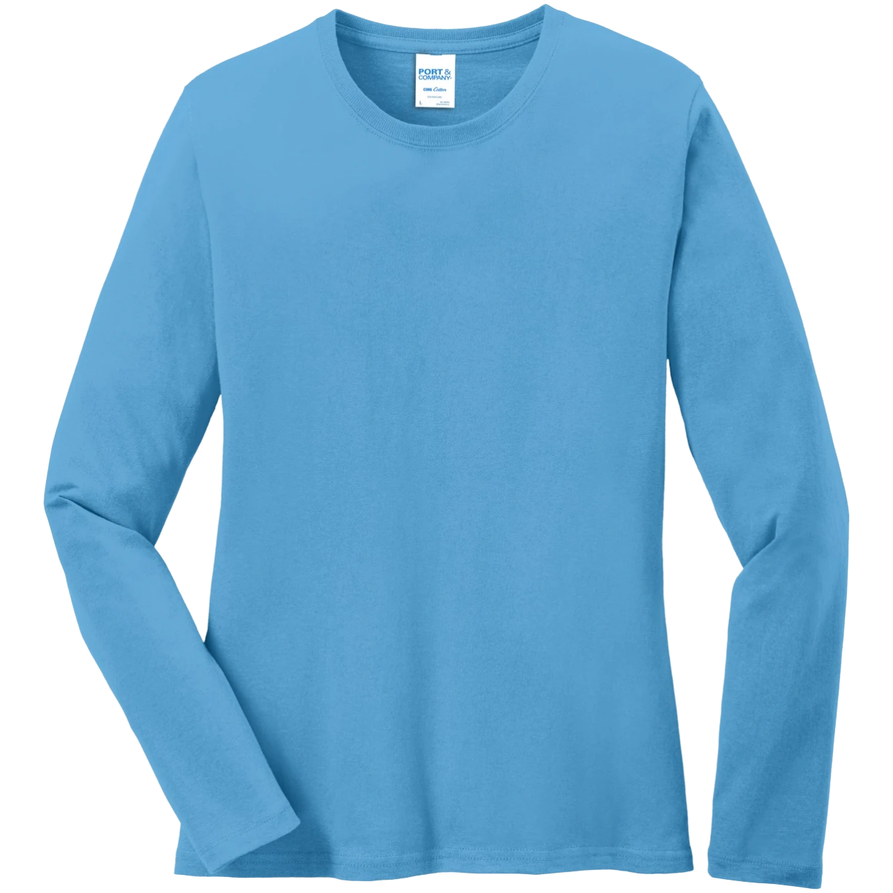 Women's Long Sleeve Core Cotton Tee.